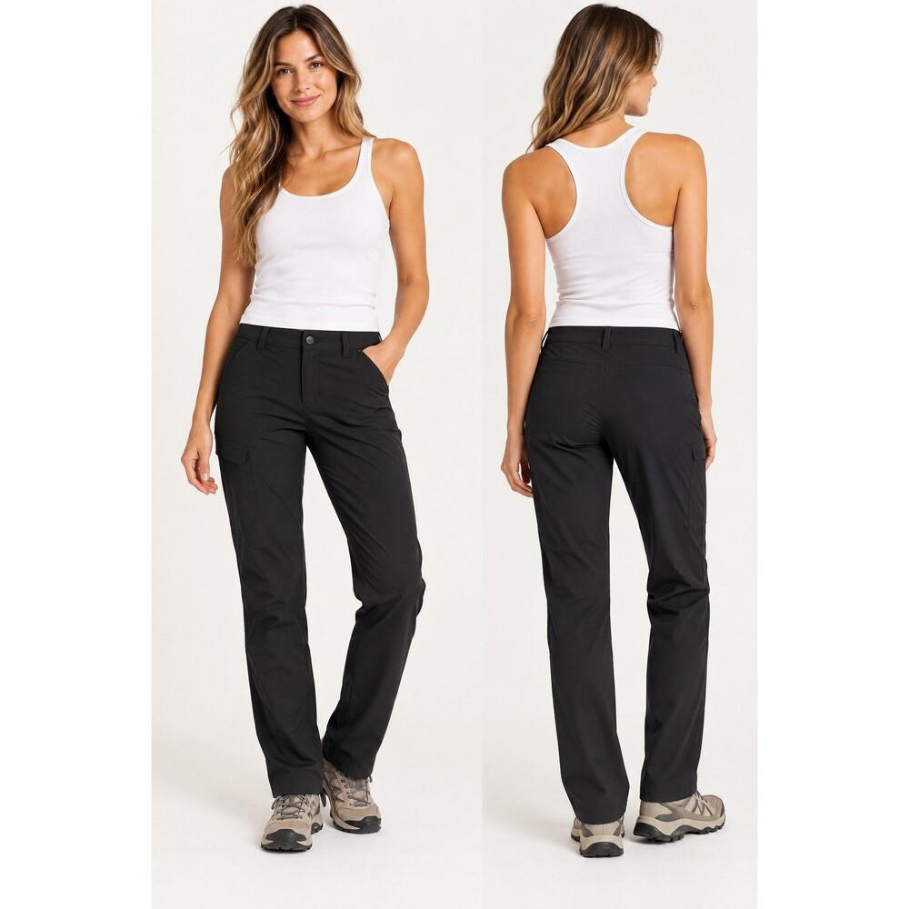Patagonia Women’s Quandary Pants Size 4 Black Hiking Outdoors Stretch 55160